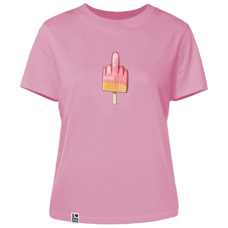 Mittelfinger Eis - Damen Shirt | 100% Bio-Baumwolle