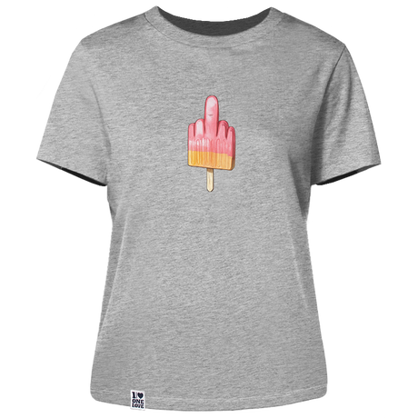 Mittelfinger Eis - Damen Shirt | 100% Bio-Baumwolle