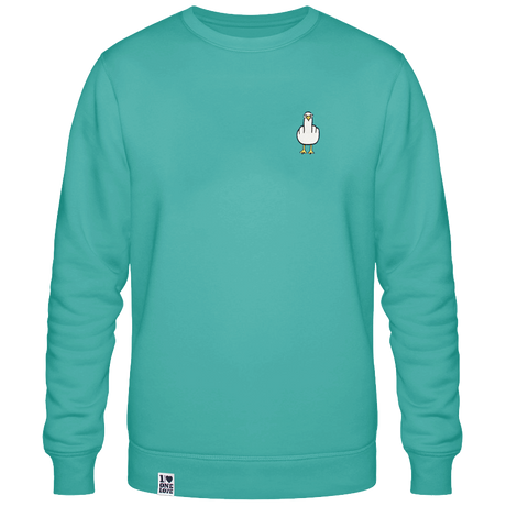 F**k You Möwe - Unisex Sweater | 100% Bio-Baumwolle | Edler Stick