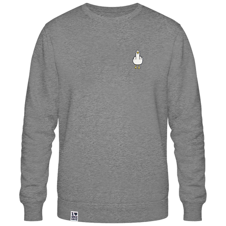 F**k You Möwe - Unisex Sweater | 100% Bio-Baumwolle | Edler Stick