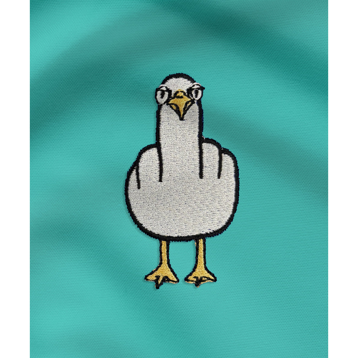 F**k You Möwe - Unisex Sweater | 100% Bio-Baumwolle | Edler Stick