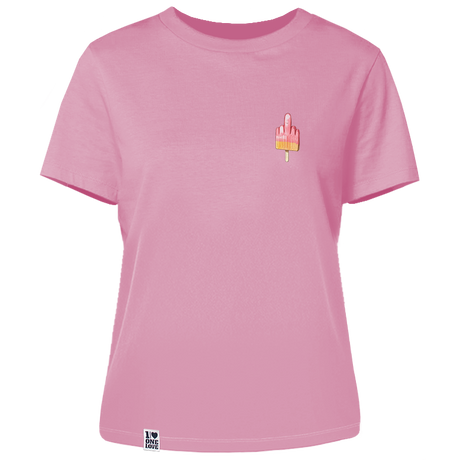 Mittelfinger Eis - Damen Shirt  | 100% Bio-Baumwolle
