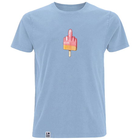 Mittelfinger  - Herren Shirt  | 100% Bio-Baumwolle