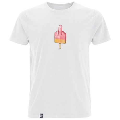 Mittelfinger  - Herren Shirt  | 100% Bio-Baumwolle