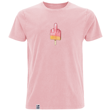 Mittelfinger  - Herren Shirt  | 100% Bio-Baumwolle