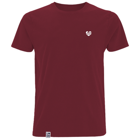 Wellenherz – HerrenShirt | 100% Bio-Baumwolle | Edler Stick