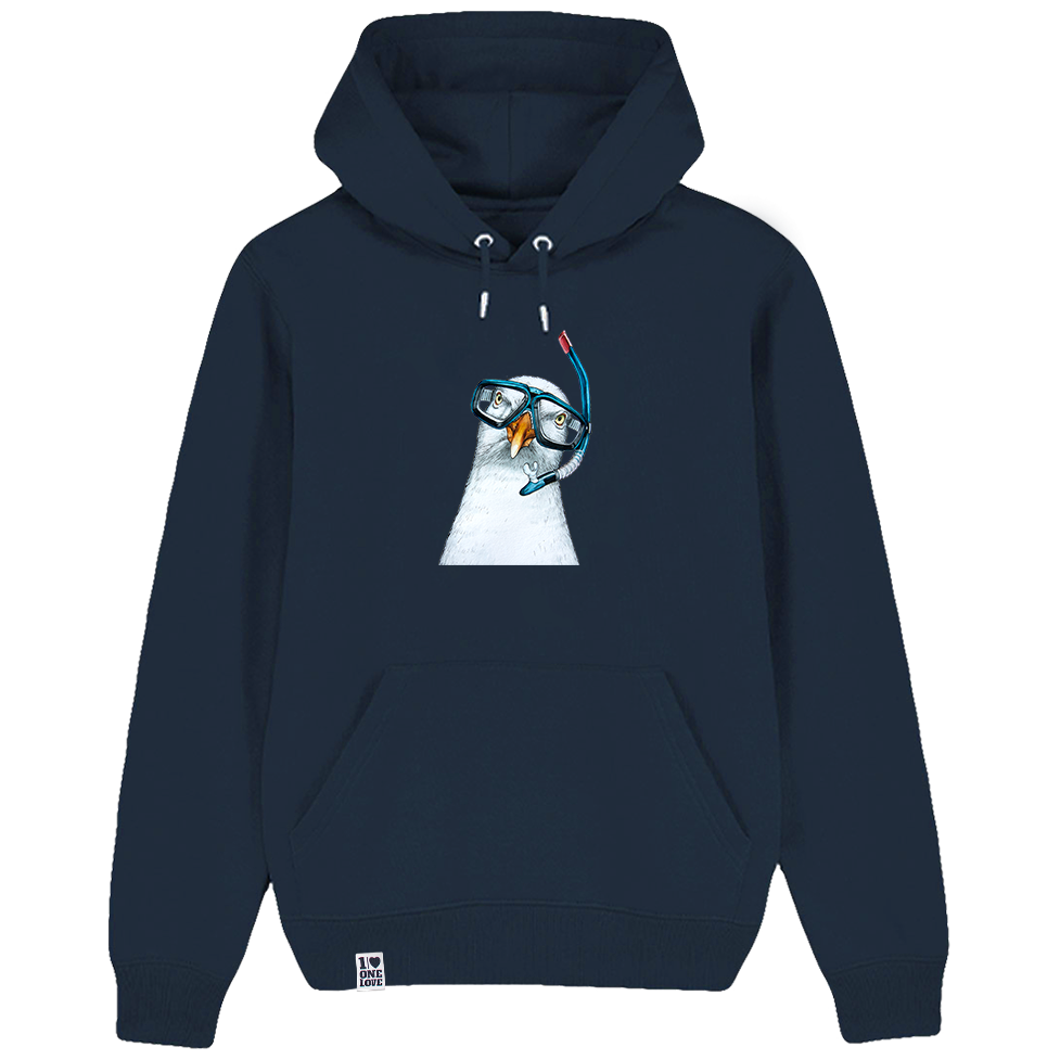Haubentaucher – Unisex Hoodie | 100% Bio-Baumwolle