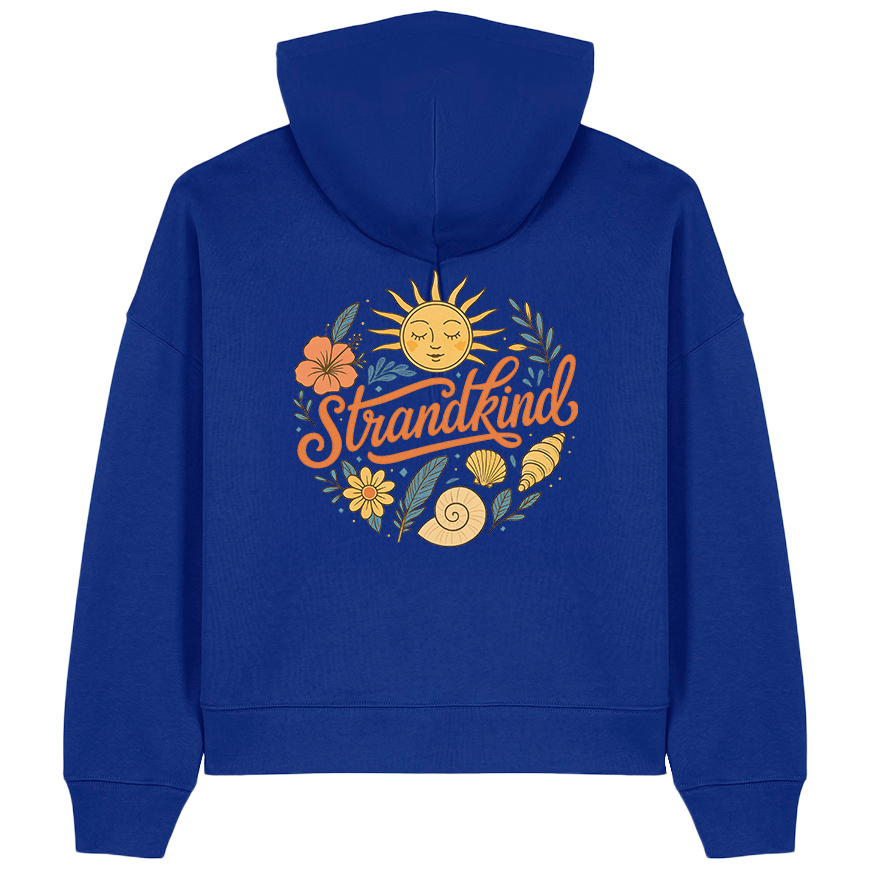 Strandkind  Damen Hoodie Premium Bio-Baumwolle | Backprint