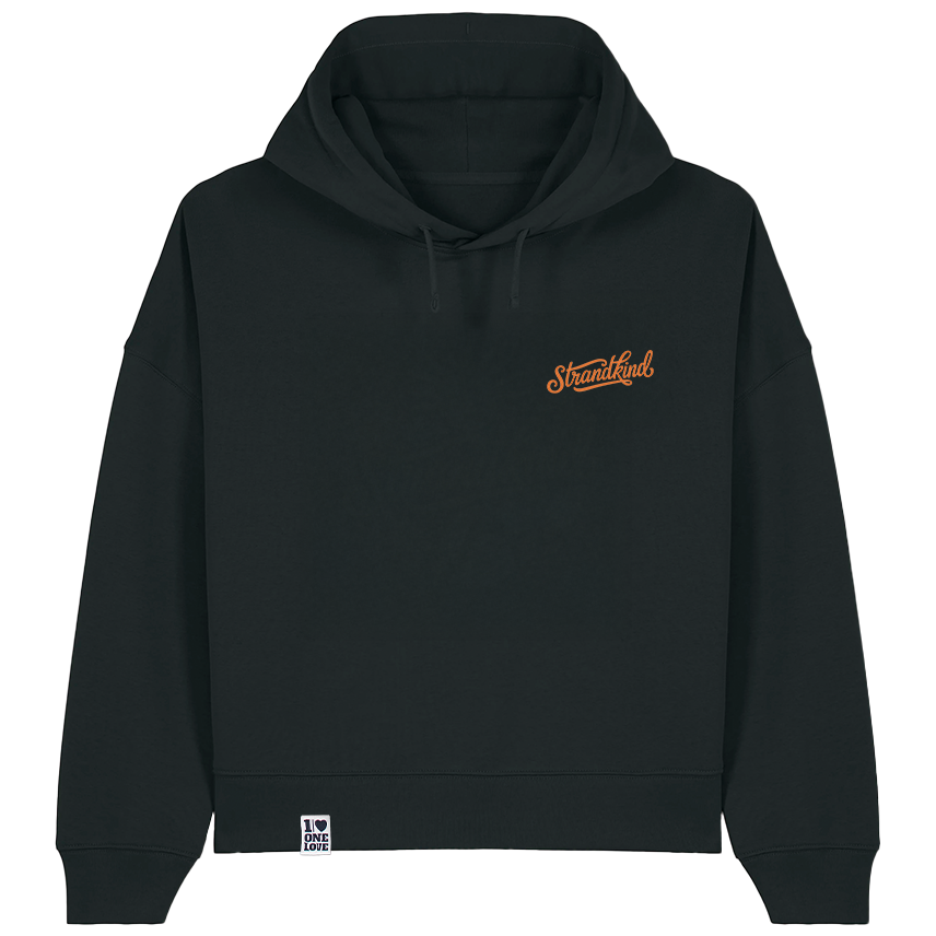 Strandkind  Damen Hoodie Premium Bio-Baumwolle | Backprint