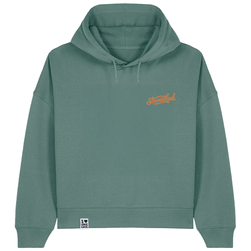 Strandkind  Damen Hoodie Premium Bio-Baumwolle | Backprint