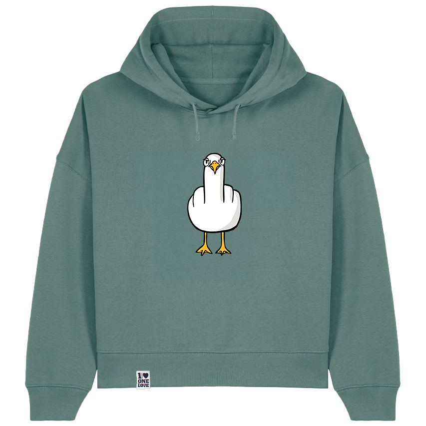 F**k You Möwe - Damen Hoodie | Bio-Baumwolle