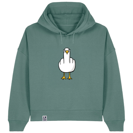 F**k You Möwe - Damen Hoodie | Bio-Baumwolle