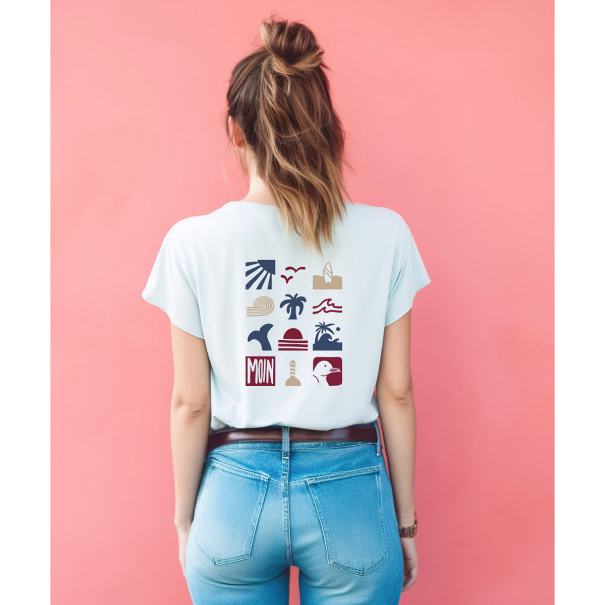 Meerzeit für Dich – Damen Shirt | 100% Bio-Baumwolle | Backprint