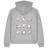 Yoga Möwen – Damen Hoodie | Bio-Baumwolle | Backprint