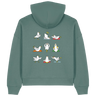 Yoga Möwen – Damen Hoodie | Bio-Baumwolle | Backprint