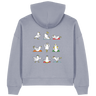 Yoga Möwen – Damen Hoodie | Bio-Baumwolle | Backprint