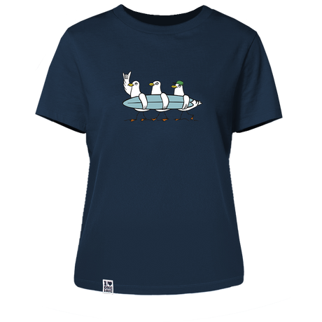 Surfermöwen - Damen Shirt | 100% Bio-Baumwolle