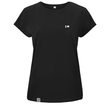 ONELOVE -  Damen Shirt | 100% Bio-Baumwolle | Edler Stick