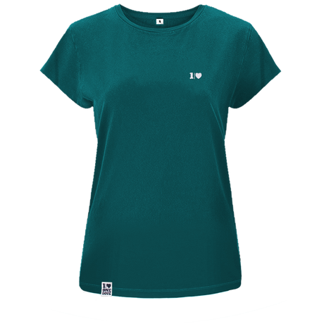 ONELOVE -  Damen Shirt | 100% Bio-Baumwolle | Edler Stick