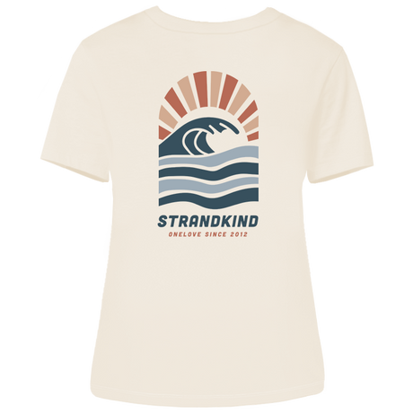 Strandkind – Damen Shirt | 100% Bio-Baumwolle | Backprint