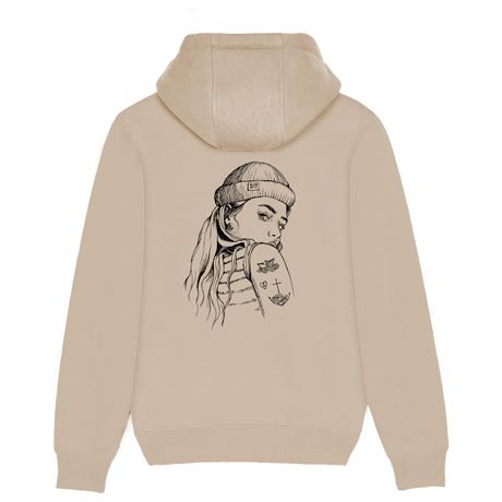 Skipperin Lucy – Unisex Hoodie | 100% Bio-Baumwolle | Backprint