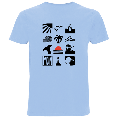 Meer in Sicht - Herren Shirt | 100% Bio-Baumwolle | Backprint