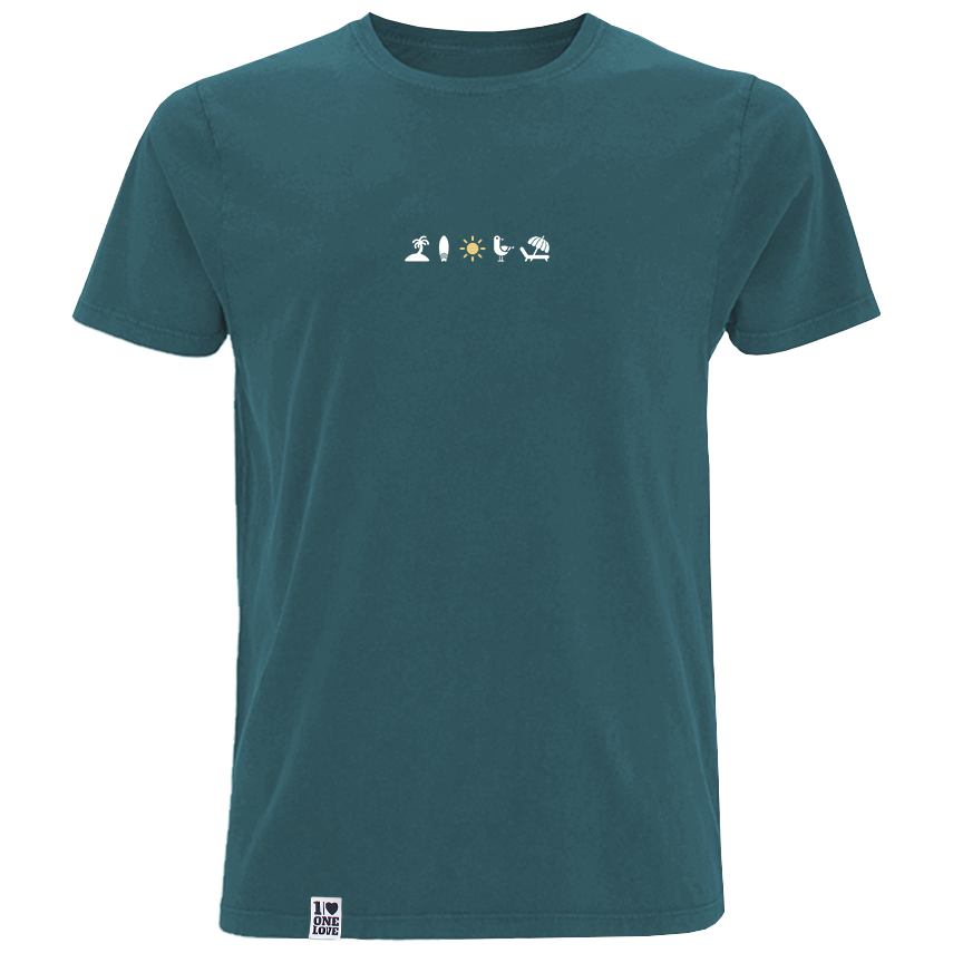 Beach Vibes - Herren Shirt | 100% Bio-Baumwolle | Edler Stick