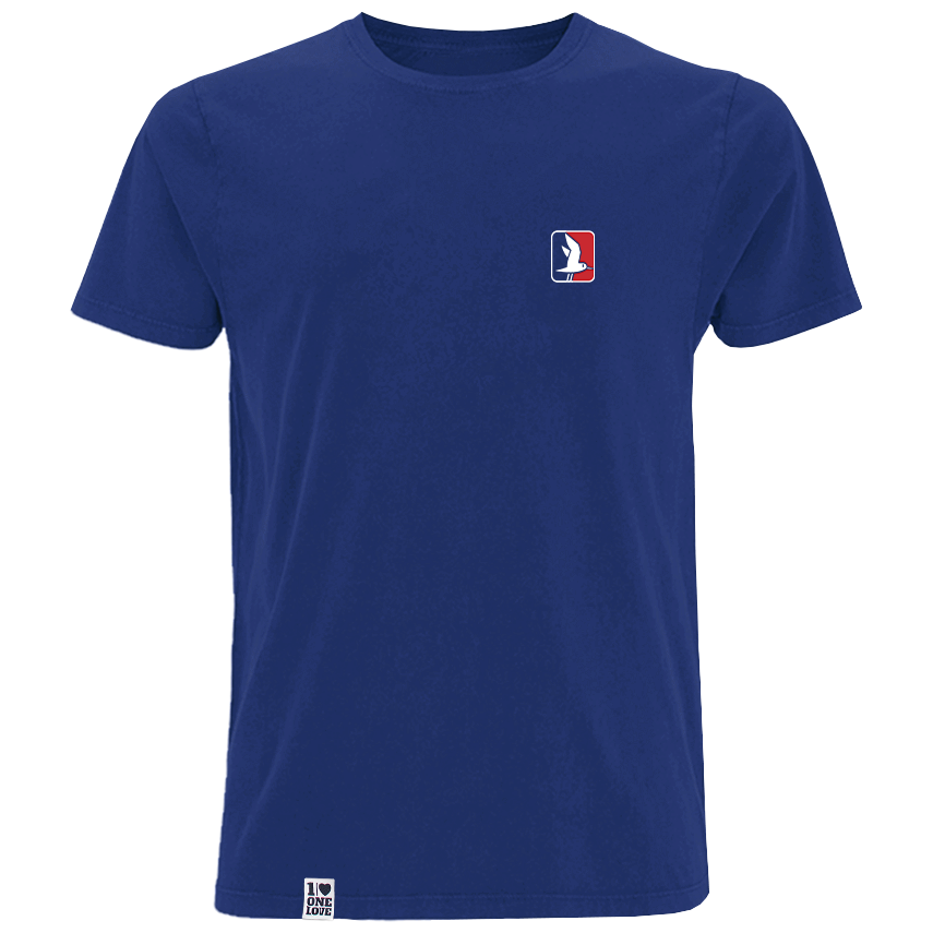 „Möwen-Blick“ – Herren Shirt | 100% Bio-Baumwolle | Edler Stick