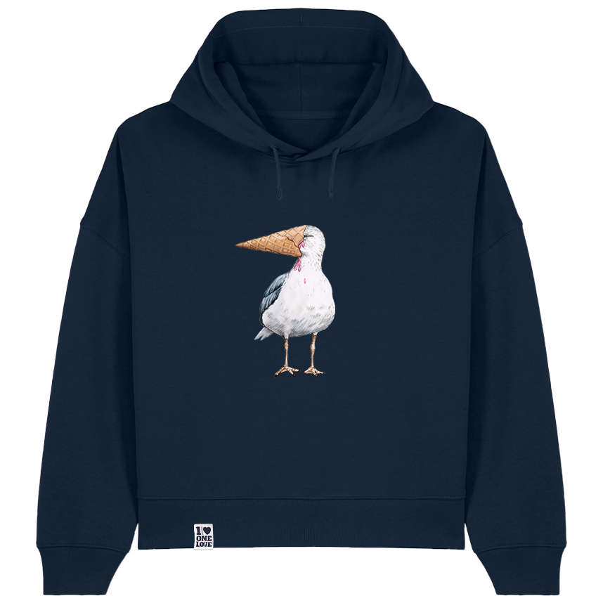 Eisvogel - Damen Hoodie | Bio-Baumwolle