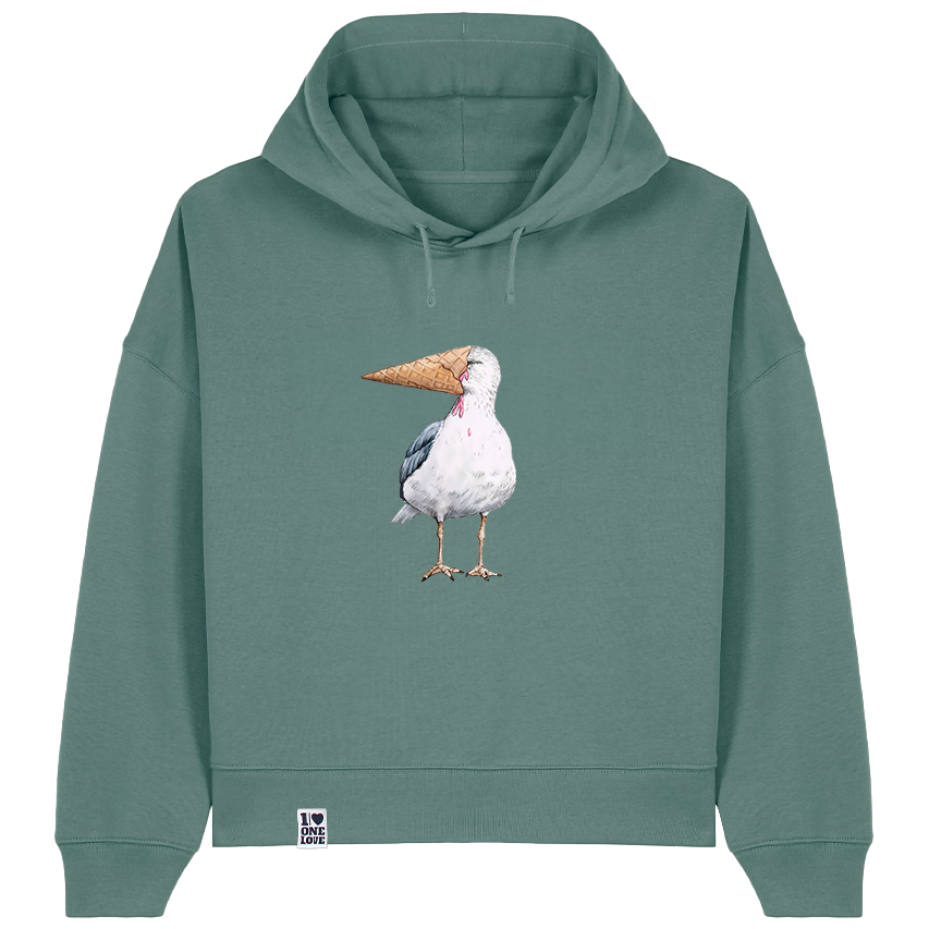 Eisvogel - Damen Hoodie | Bio-Baumwolle
