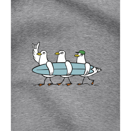 Surfermöwen – Unisex Hoodie | 100% Bio-Baumwolle