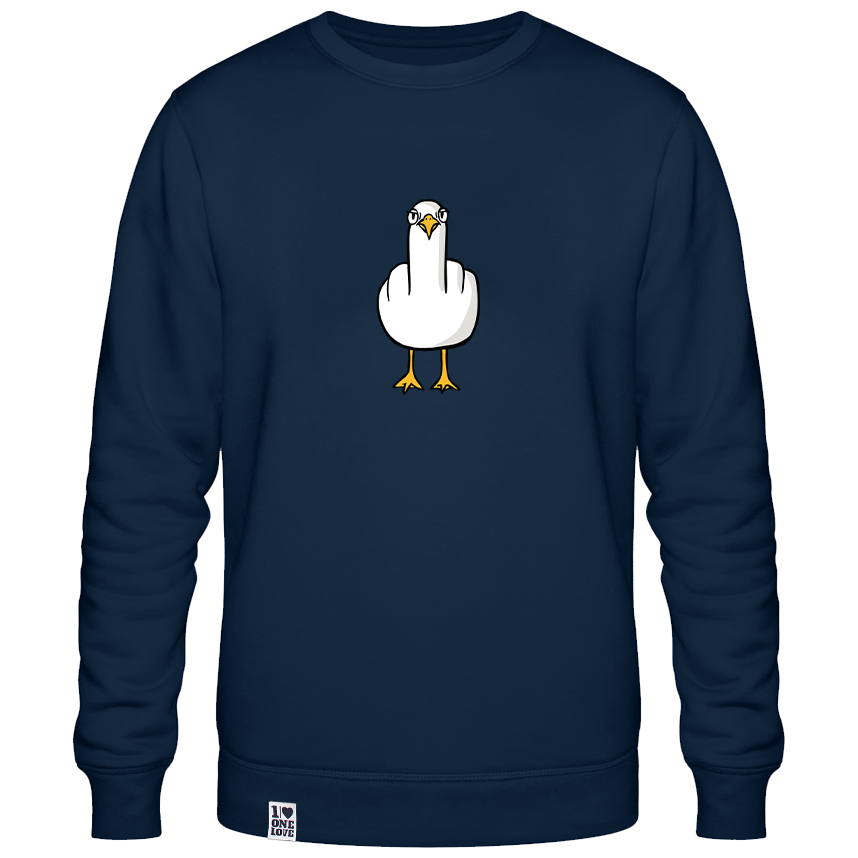 Maritimer Statement-Sweater – F**k You Möwe