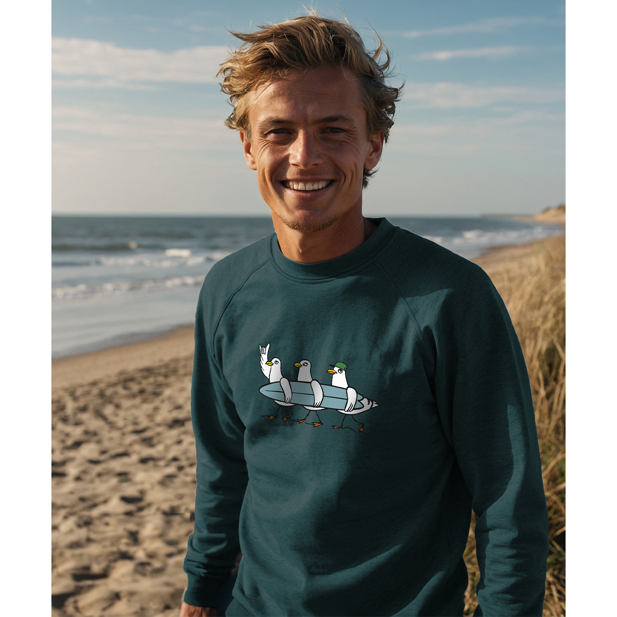 Surfermöwen Sweater – Dein maritimer Style