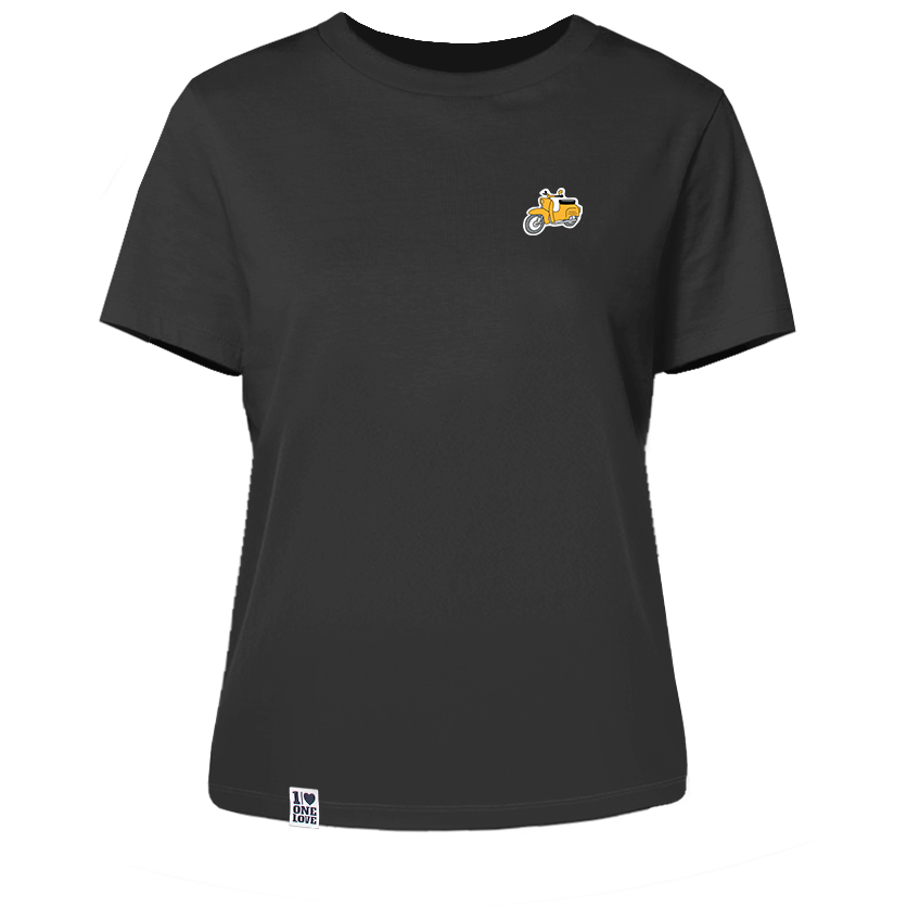 Roller -  Damen Shirt | 100% Bio-Baumwolle | Edler Stick