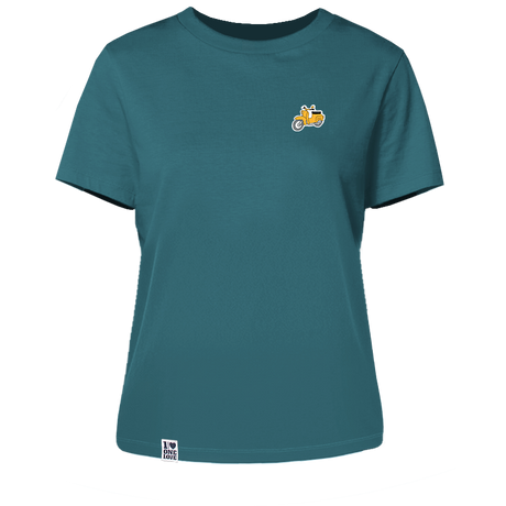 Roller -  Damen Shirt | 100% Bio-Baumwolle | Edler Stick