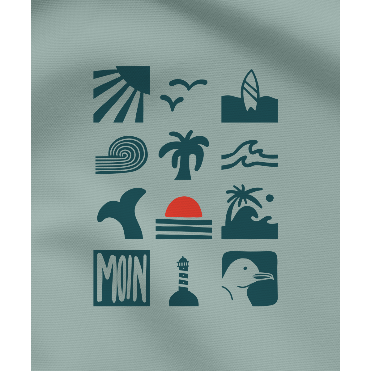 Moin & Meer – Unisex Hoodie | 100% Bio-Baumwolle | Oversized & Backprint