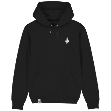 F**k You Möwe  - Unisex Hoodie | 100% Bio-Baumwolle | Edler Stick