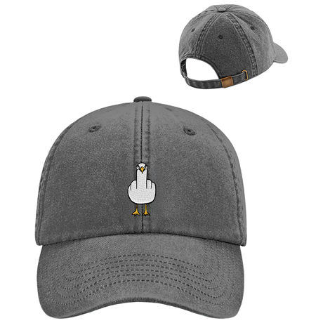 F**k You Möwe  - Vintage Cap mit Stick