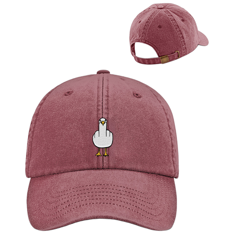 F**k You Möwe  - Vintage Cap mit Stick