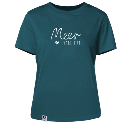 Meerverliebt  - Damen Shirt | 100% Bio-Baumwolle