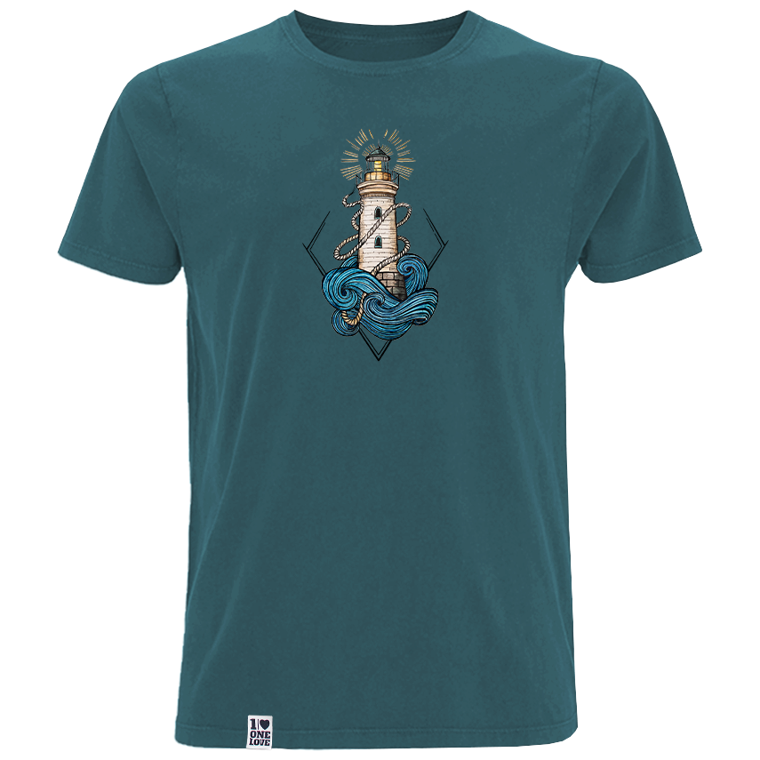 Leuchtturm - Herren Shirt | 100% Bio-Baumwolle