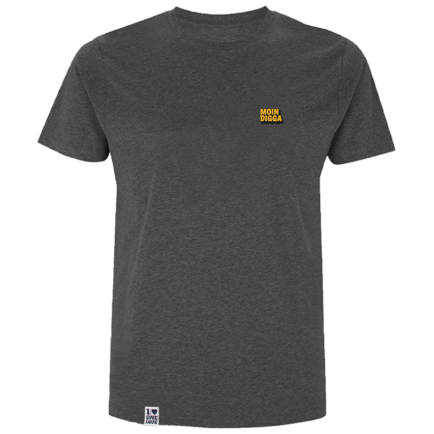 Moin Digga – Herren Shirt | 100% Bio-Baumwolle | Edler Stick