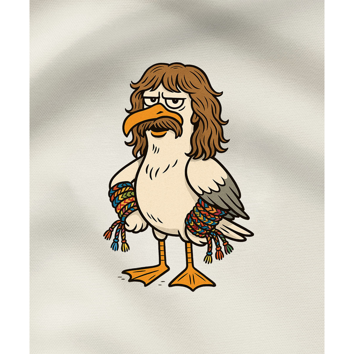 Möwe Wolle  - Herren Shirt | 100% Bio-Baumwolle