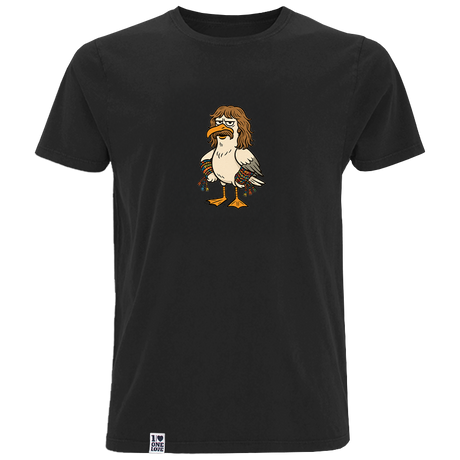 Möwe Wolle  - Herren Shirt | 100% Bio-Baumwolle