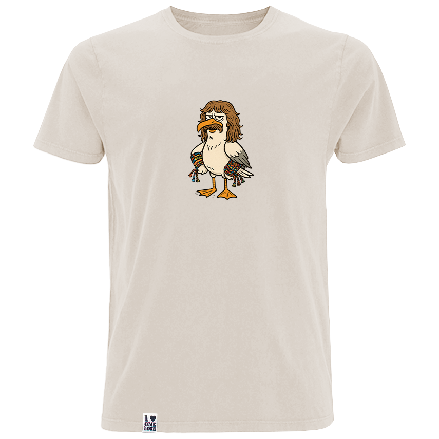 Möwe Wolle  - Herren Shirt | 100% Bio-Baumwolle