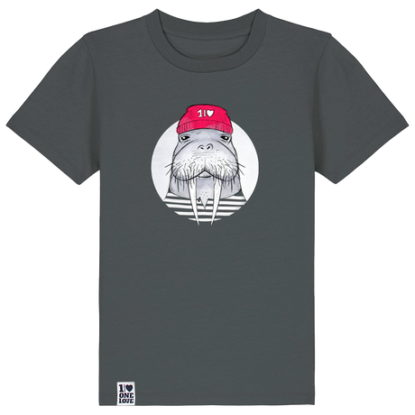 Walrosstraum – Kids Shirt in Rosa