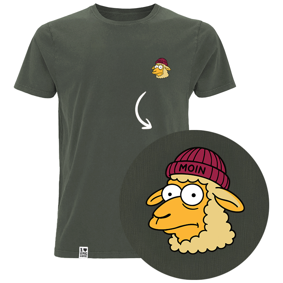 Moin Schaf  - Herren Shirt | 100% Bio-Baumwolle