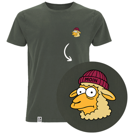 Moin Schaf  - Herren Shirt | 100% Bio-Baumwolle