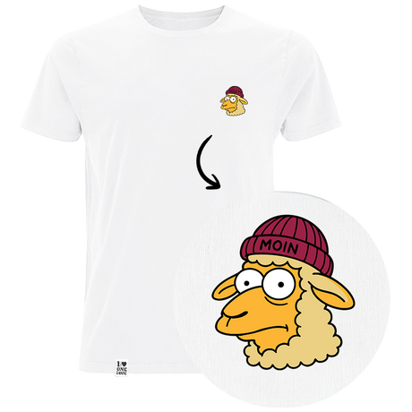 Moin Schaf  - Herren Shirt | 100% Bio-Baumwolle