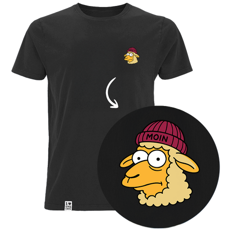 Moin Schaf  - Herren Shirt | 100% Bio-Baumwolle